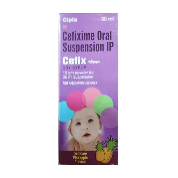 Cefix Dry Syrup Delicious Pineapple